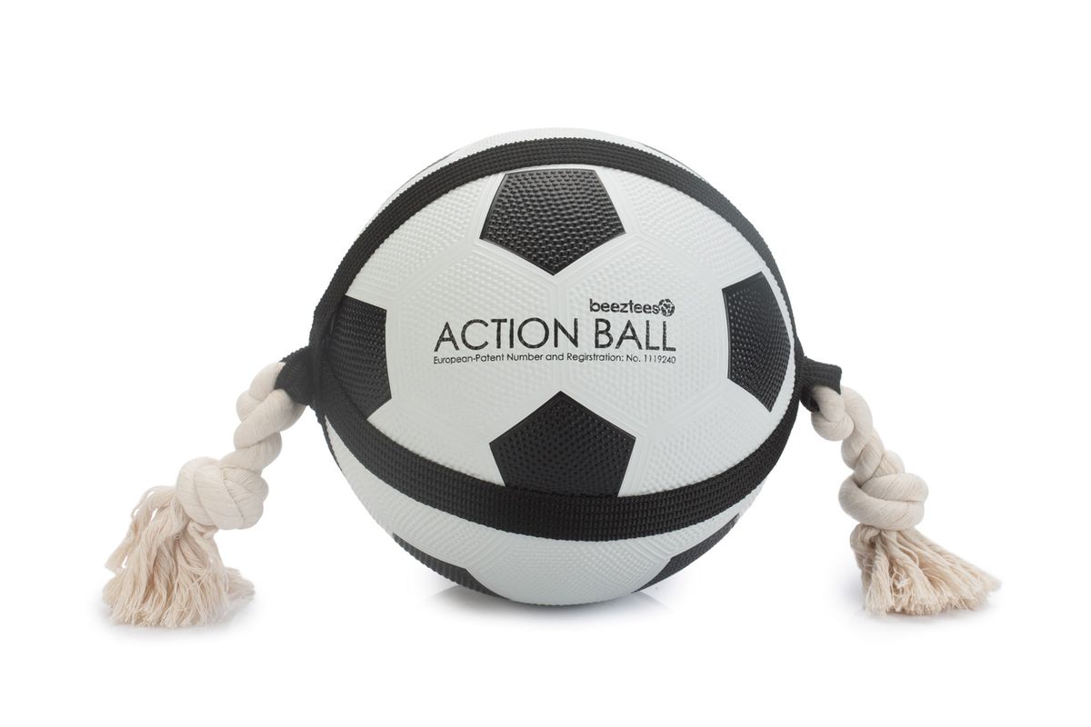 Action ball 2024 dog toy