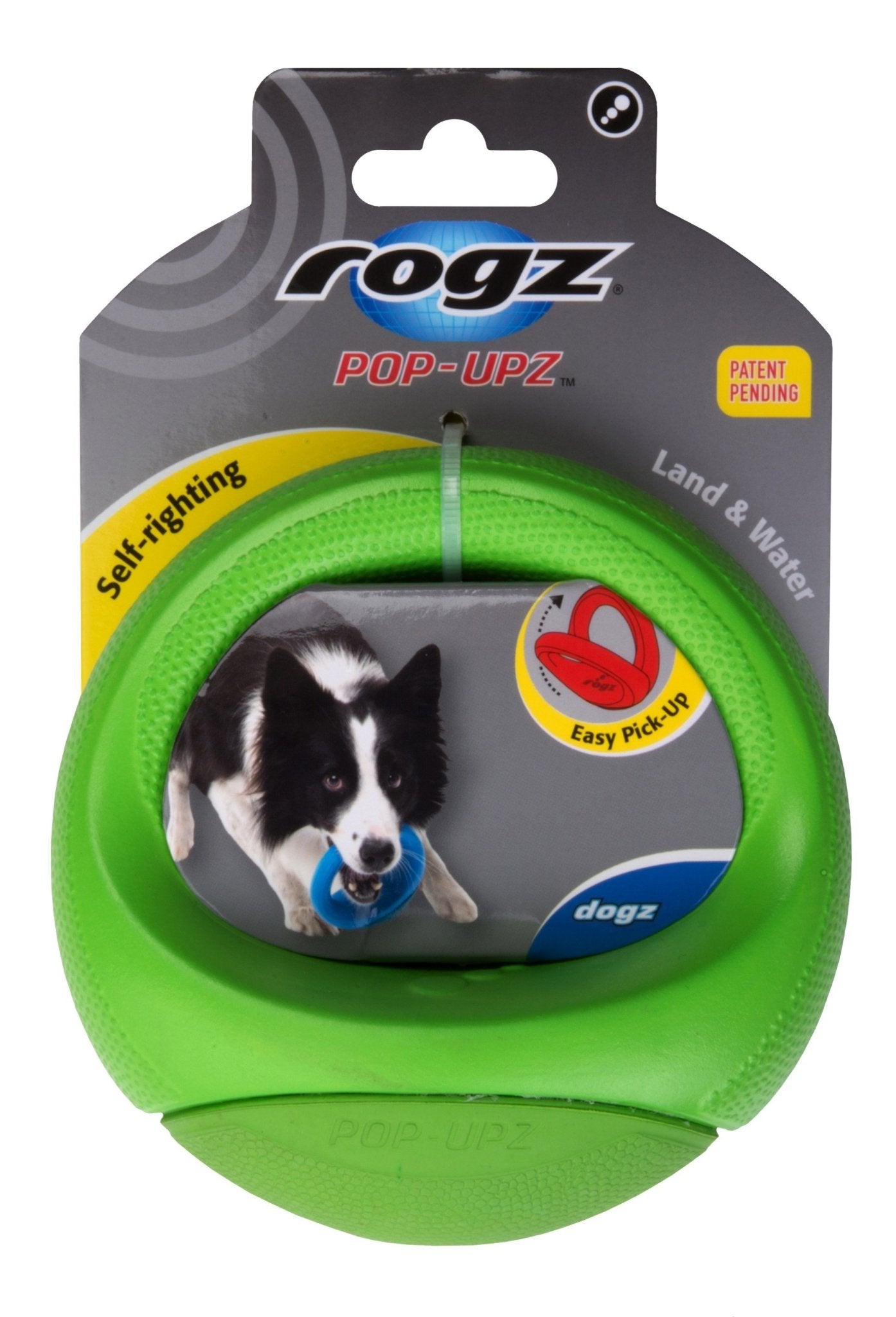 Rogz Dog Pop-Upz Self-Righting Float and Fetch Toy - Fetch Toys